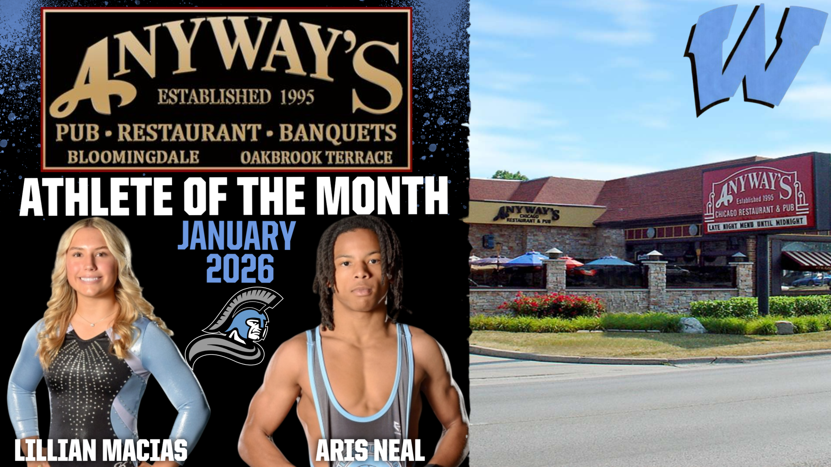 Willowbrook Athletics names January Anyway’s Athletes of the Month