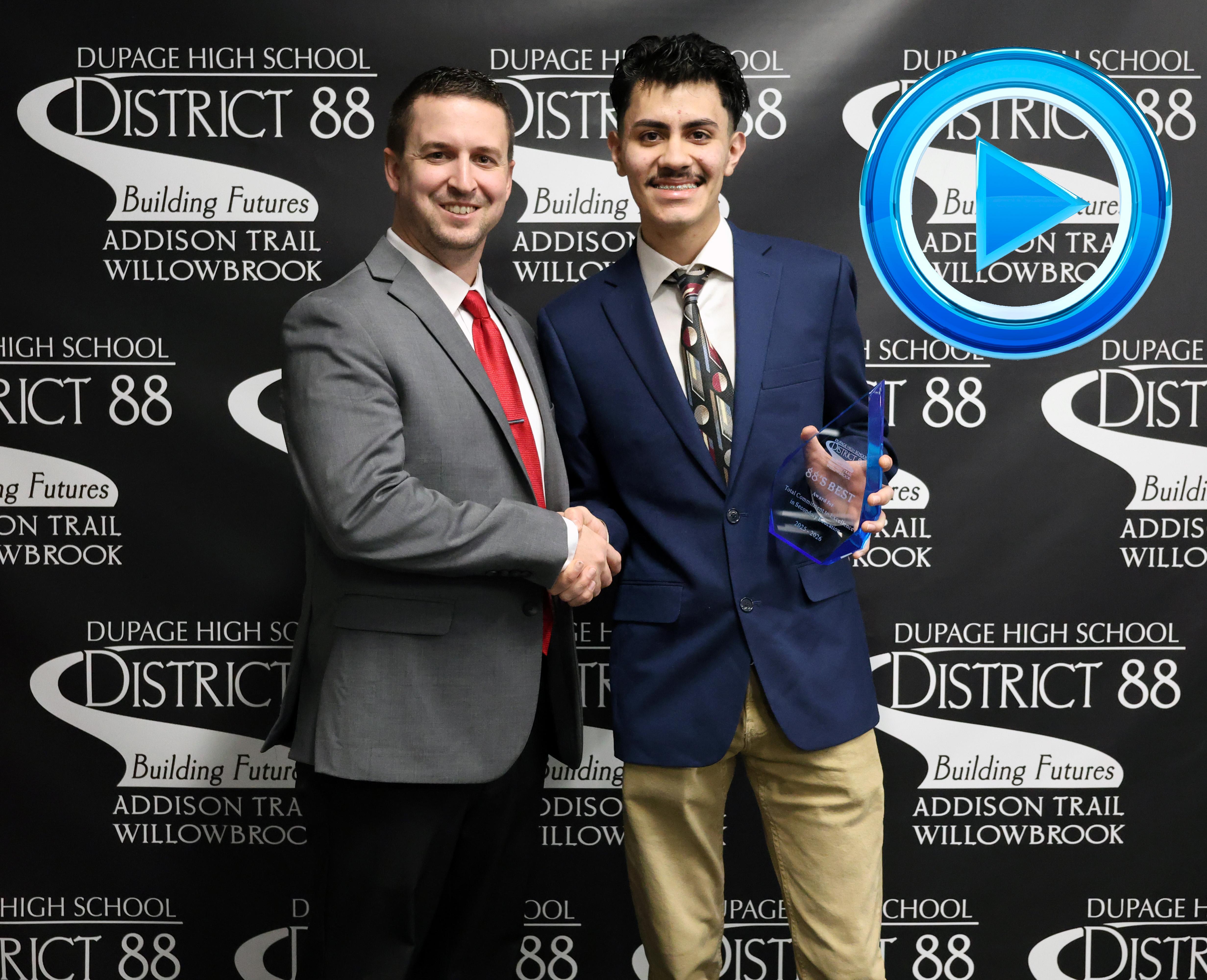 Addison Trail names March recipient of 88’s Best recognition