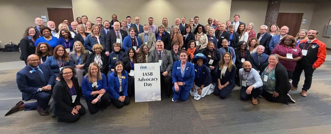 District 88 Board of Education Vice President participates in IASB Advocacy Day