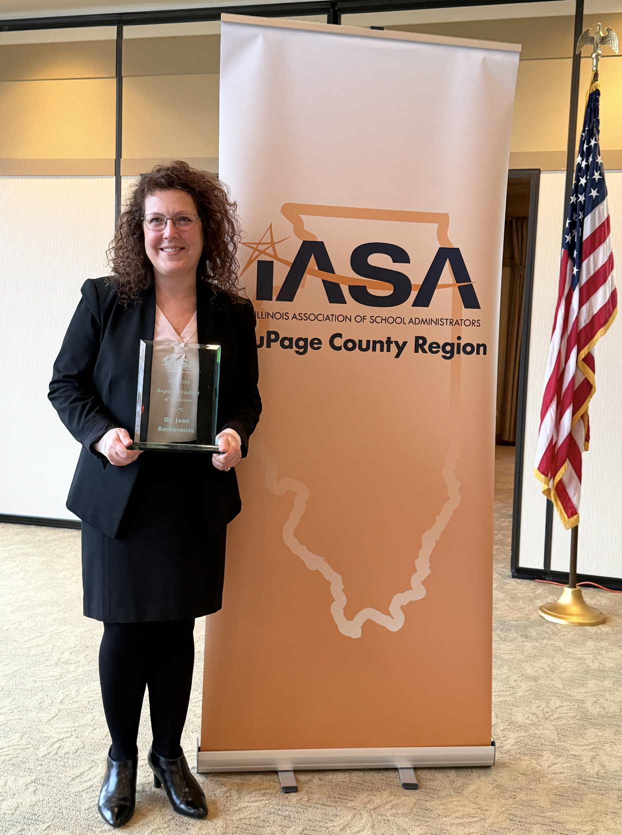 District 88 Superintendent named as 2026 Superintendent of Distinction for DuPage County Region of the Illinois Association of School Administrators 