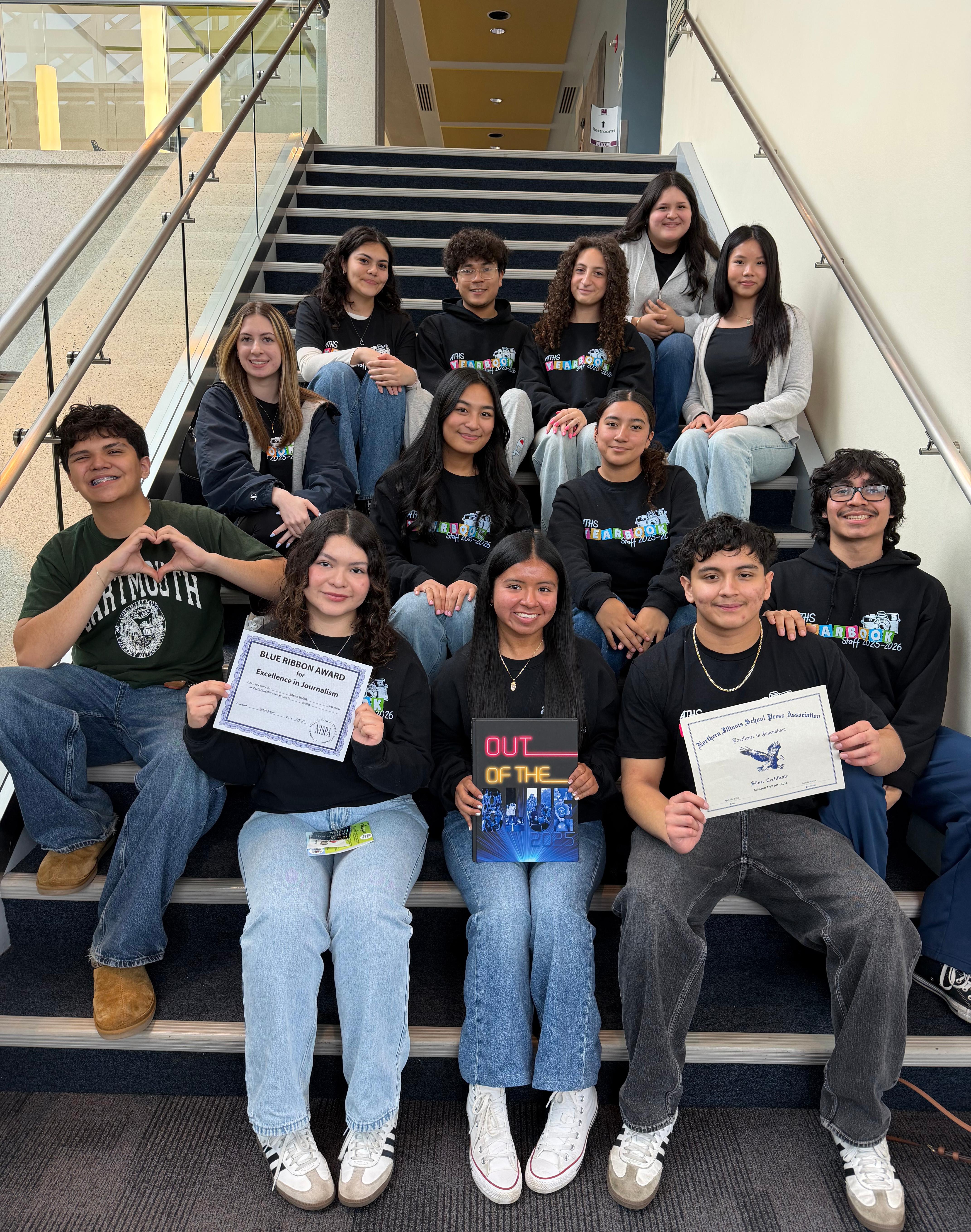 Addison Trail students attend NISPA conference: ATtribute yearbook earns two recognitions