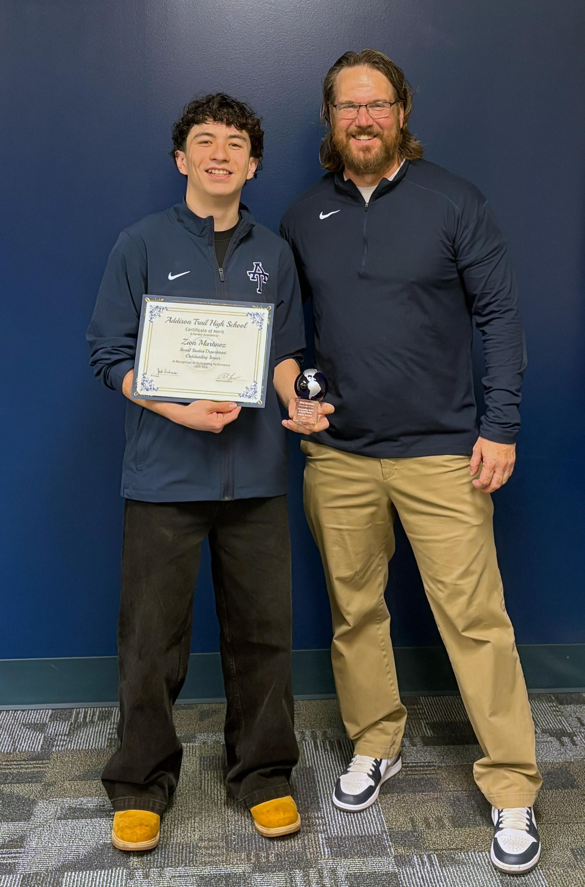 Addison Trail Social Studies Department hosts annual Recognition Ceremony