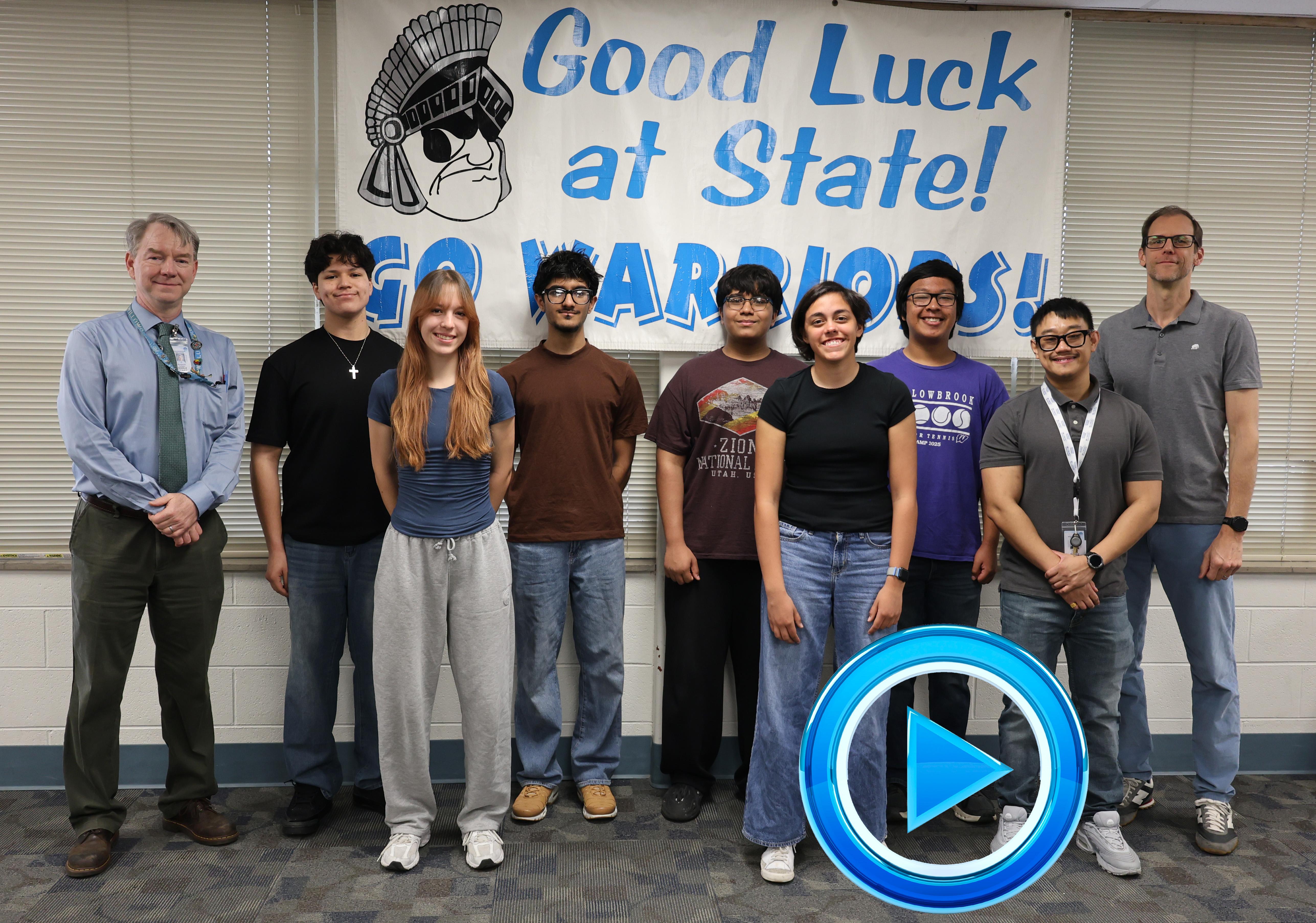 Willowbrook hosts State send-off celebration for members of Science Olympiad Team