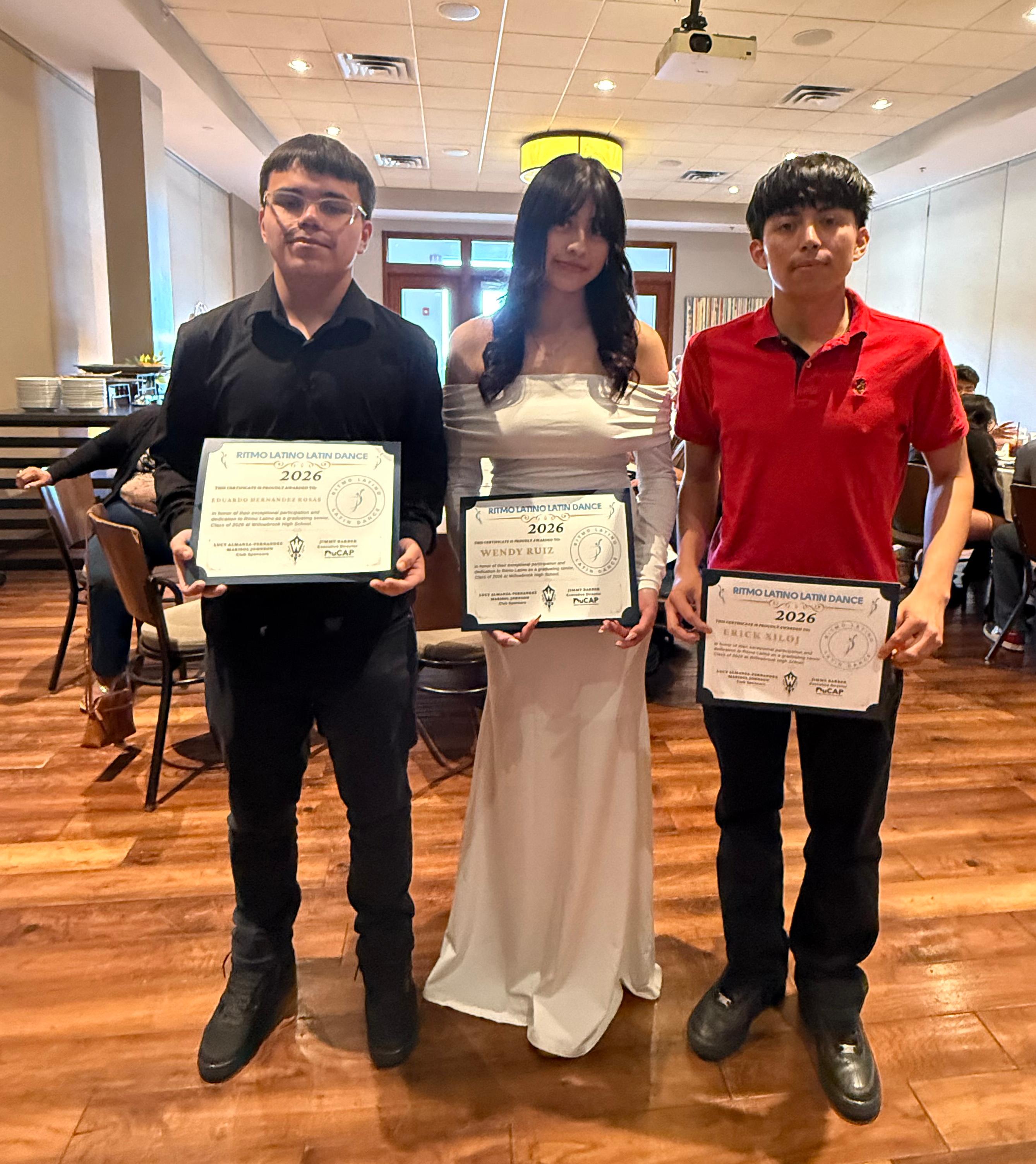 Willowbrook’s Ritmo Latino Latin Dance group hosts Senior/Parent Night