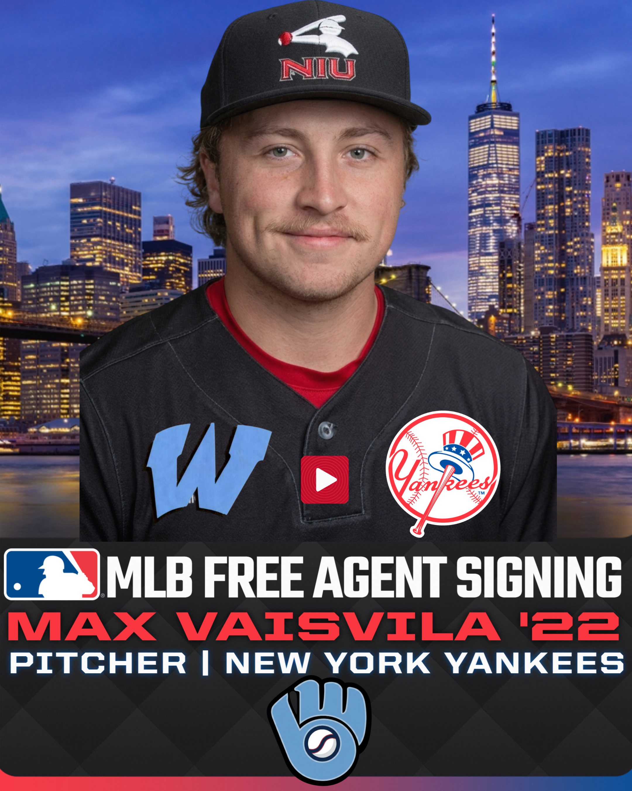 Willowbrook alumnus signs free agent contract with New York Yankees 