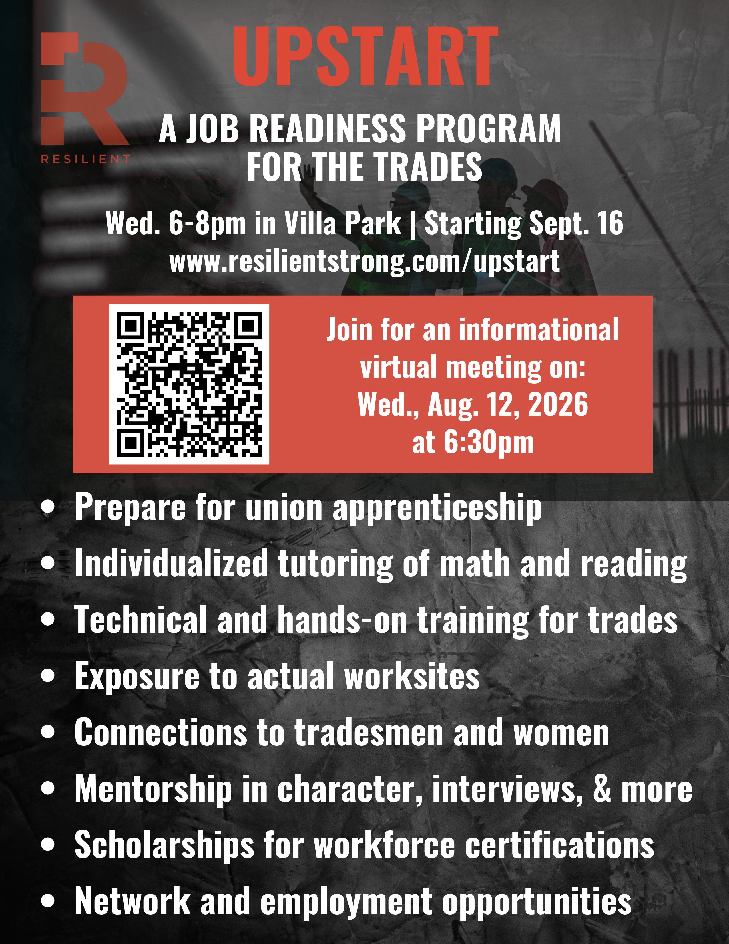 Addison Trail and Willowbrook students invited to participate in UPSTART career awareness and readiness programs