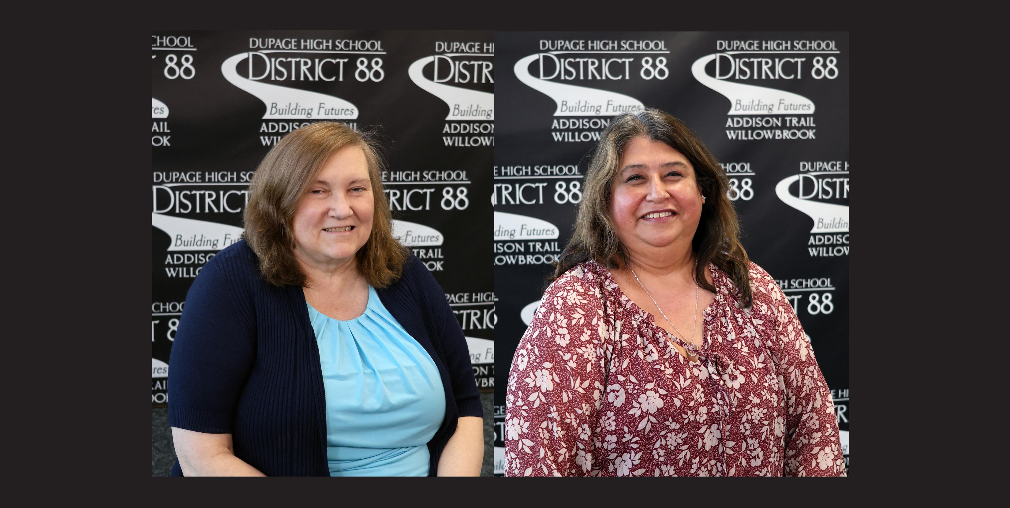 Two District 88 Board of Education members to be honored through IASB Board Leader Recognition Program