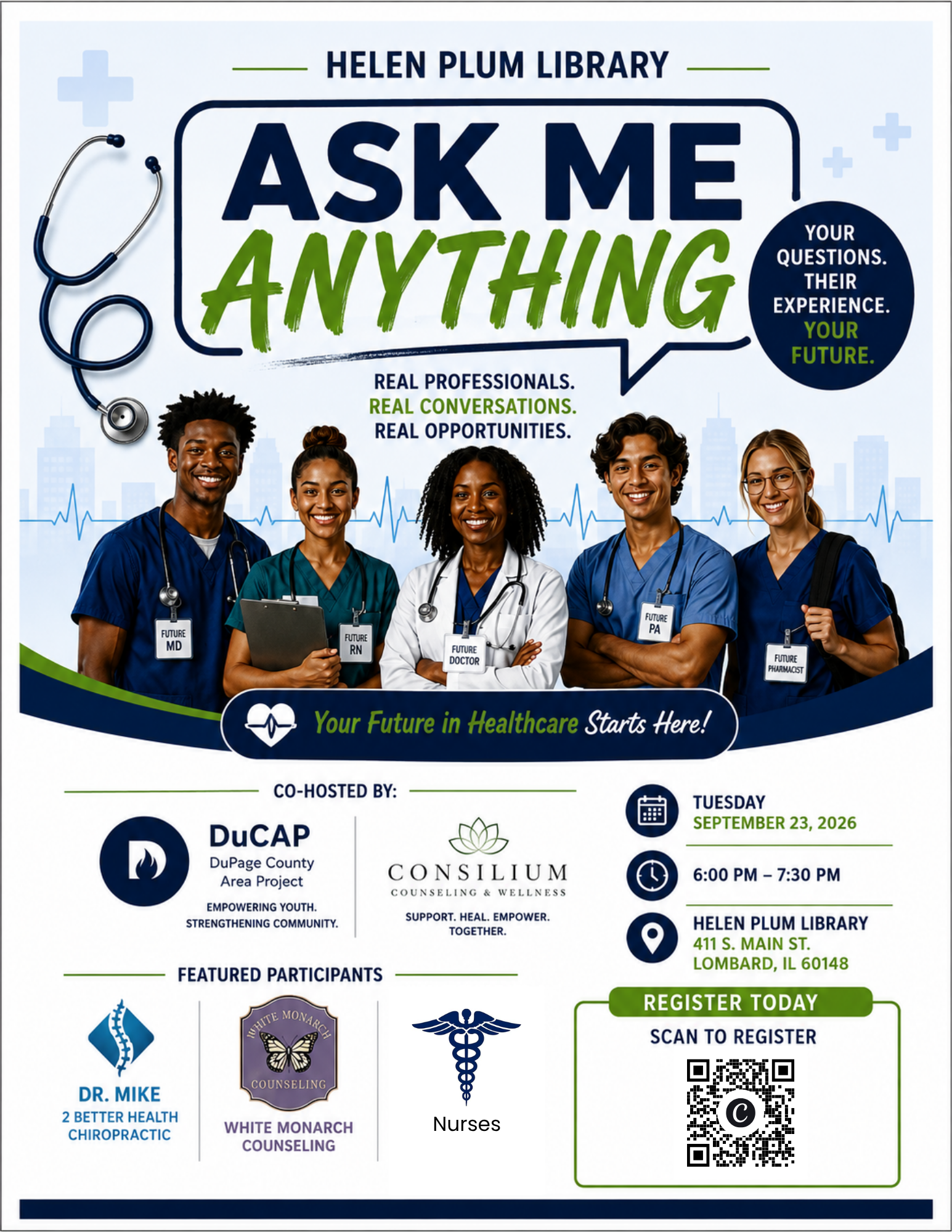 District 88 students invited to attend 'Ask Me Anything' career event to learn about healthcare industry
