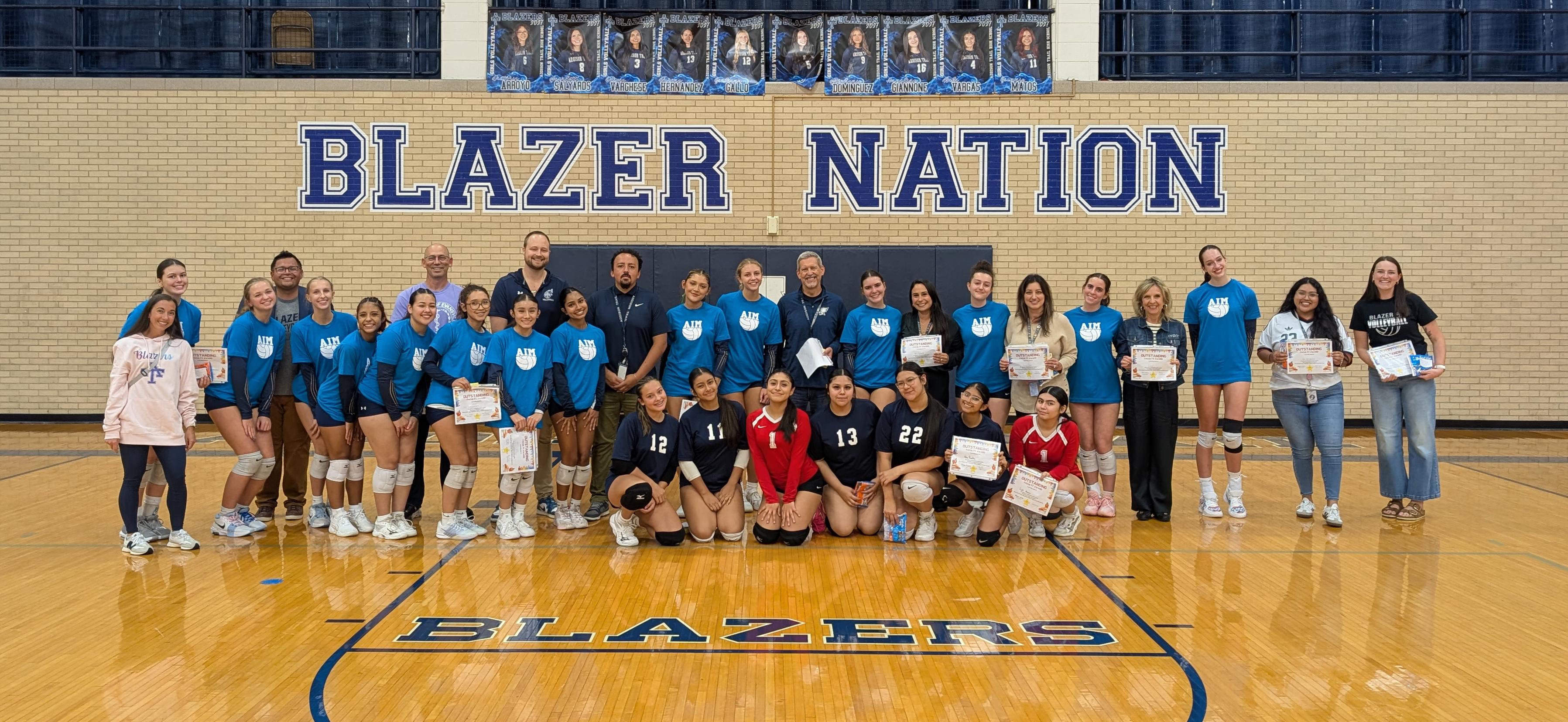 Addison Trail Girls Volleyball Team hosts annual Faculty Appreciation Night