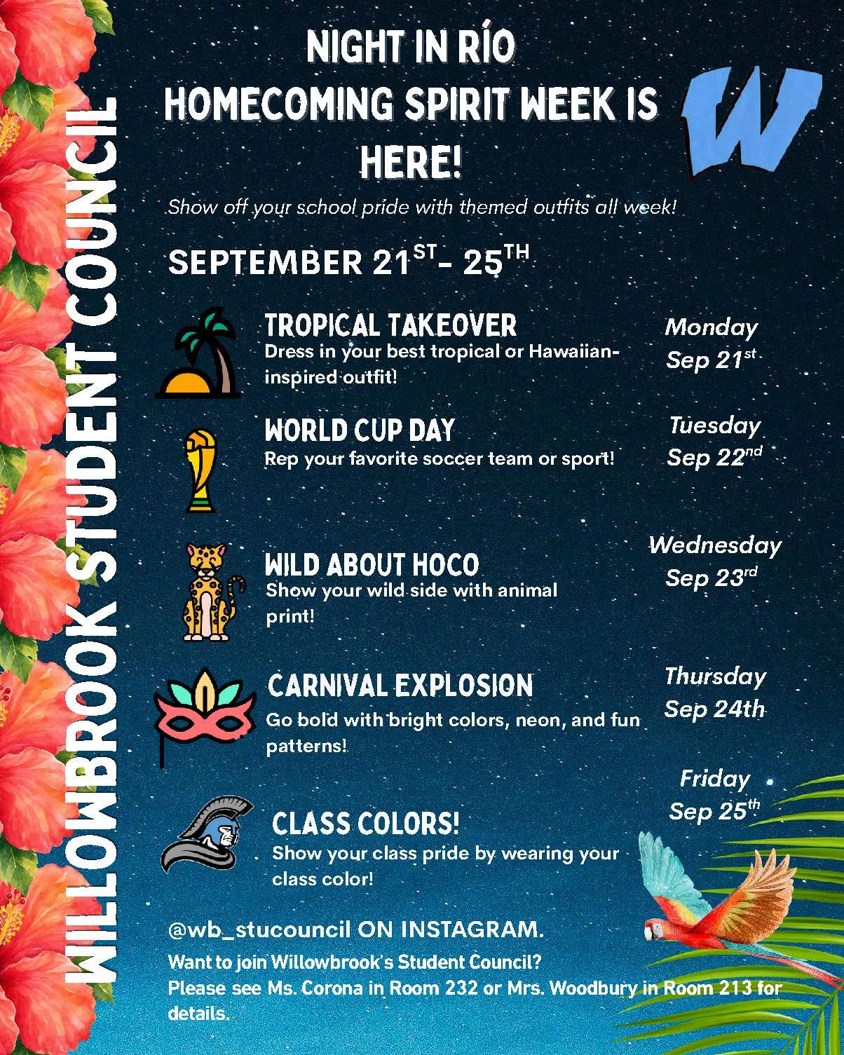 Willowbrook ready to celebrate Homecoming 2026