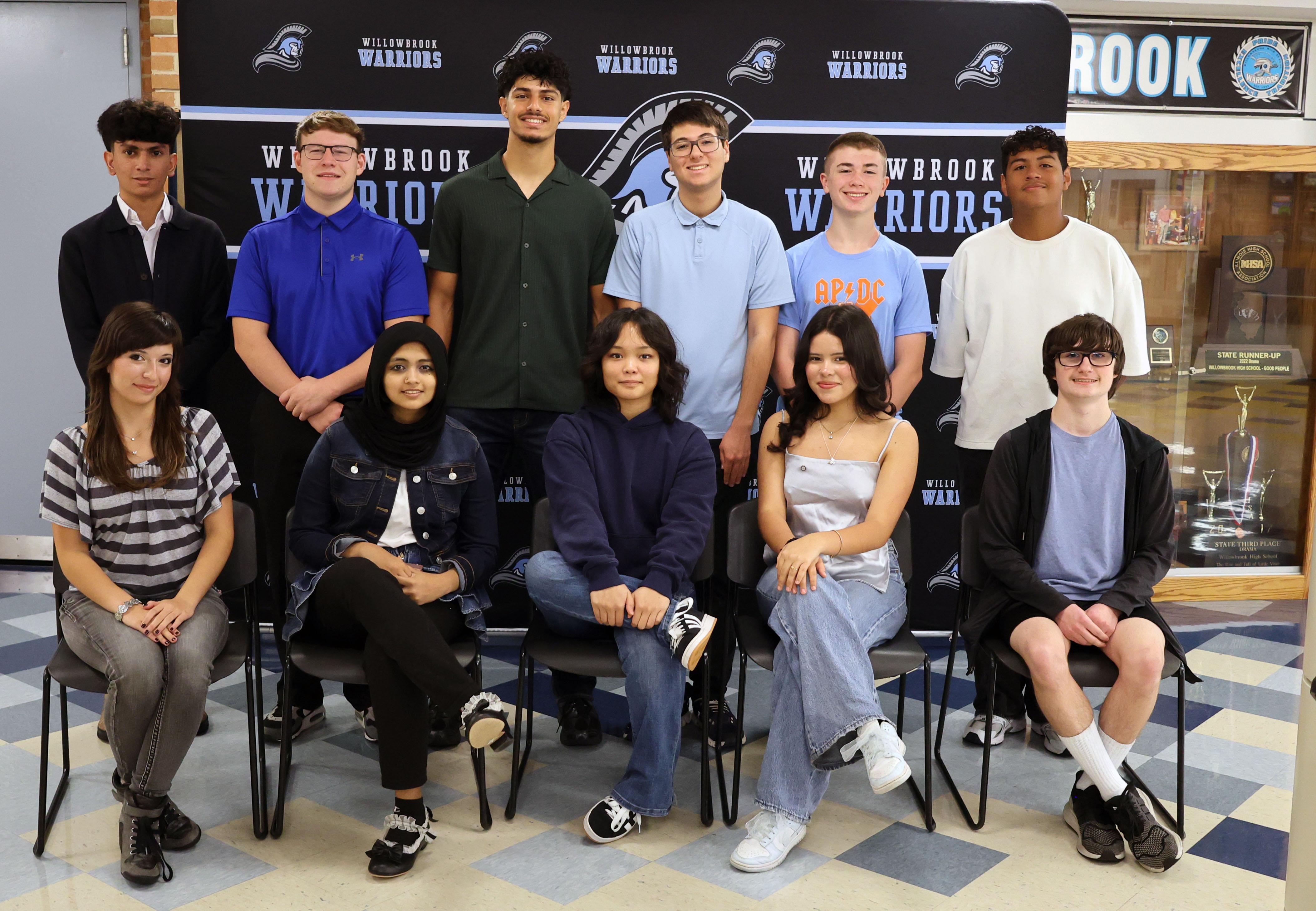 Willowbrook presents 2026-27 first-quarter Outstanding Students and Outstanding Teacher