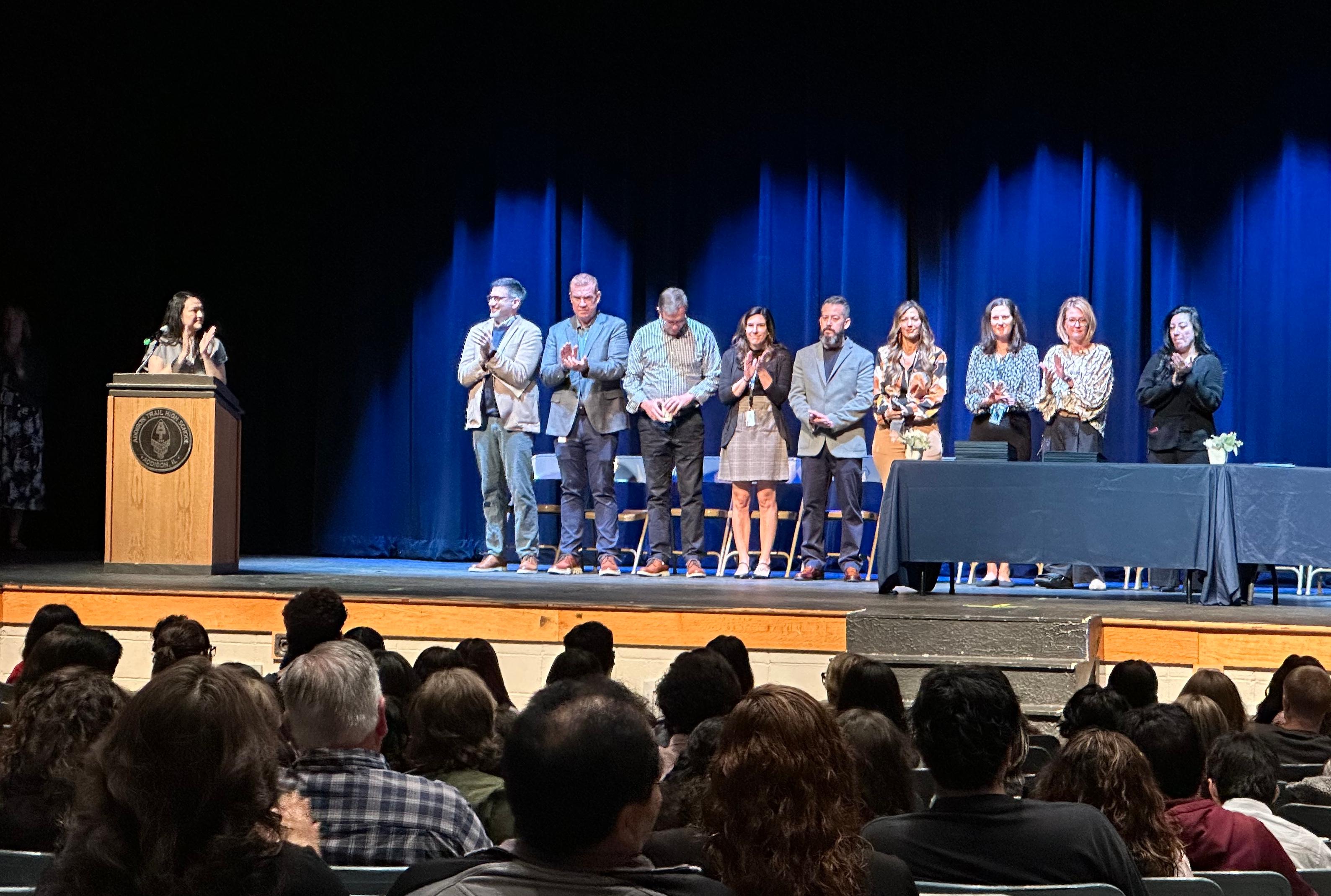 Addison Trail hosts assembly to recognize 2025-26 second-semester Honor Roll students