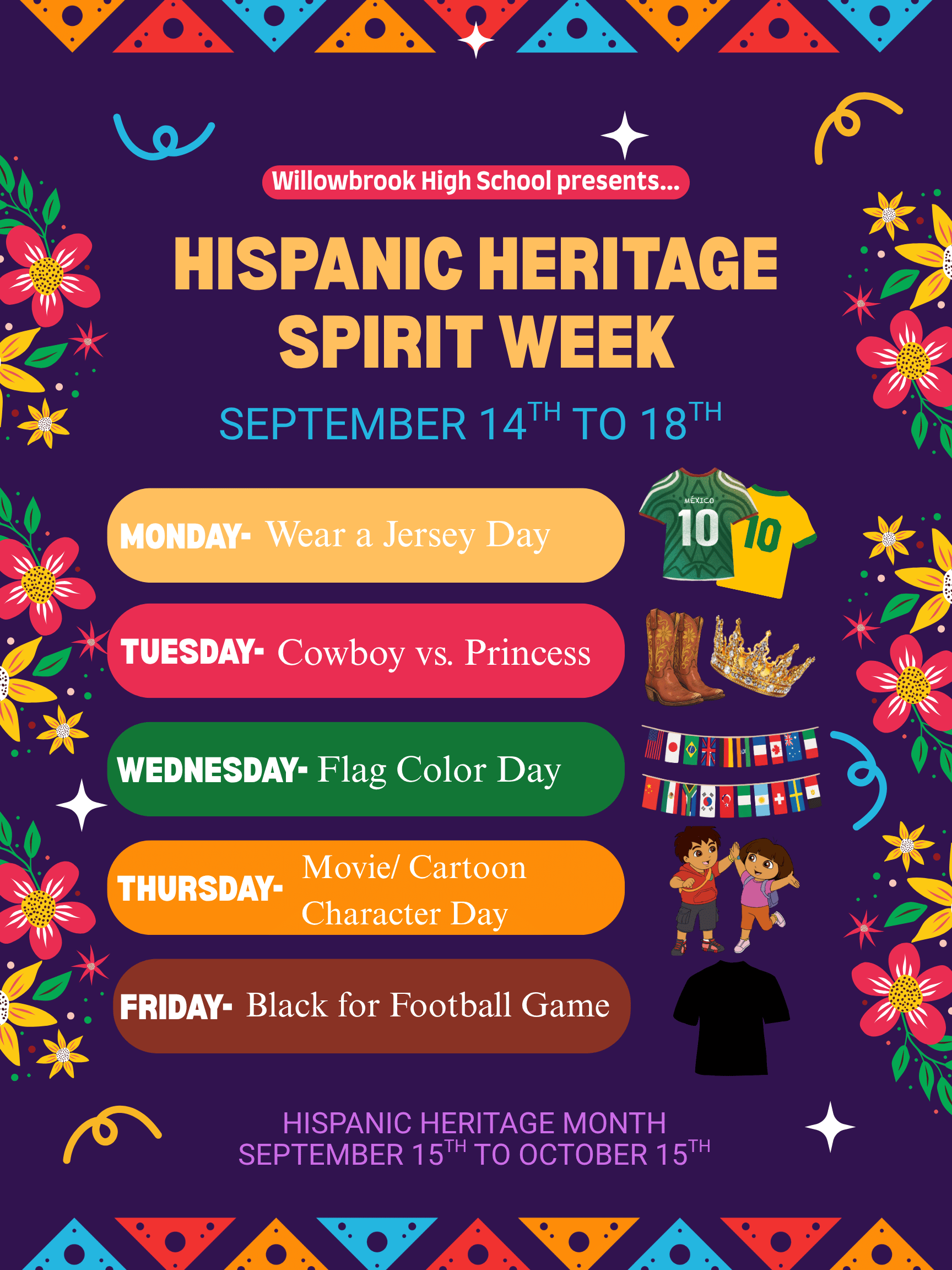 Willowbrook celebrates National Hispanic Heritage Month