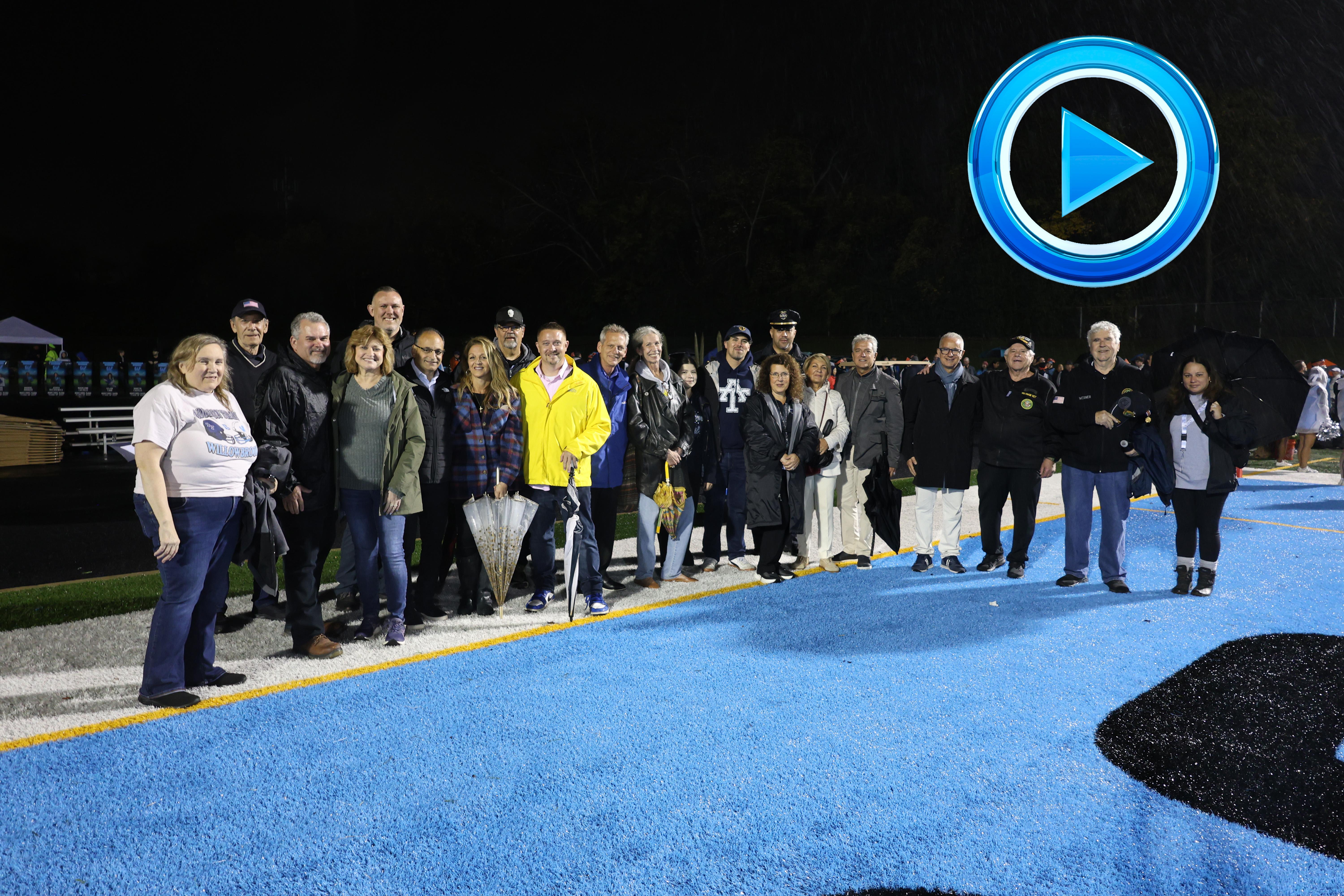 District 88 recognizes community leaders, first responders and veterans during annual crosstown tackle football game