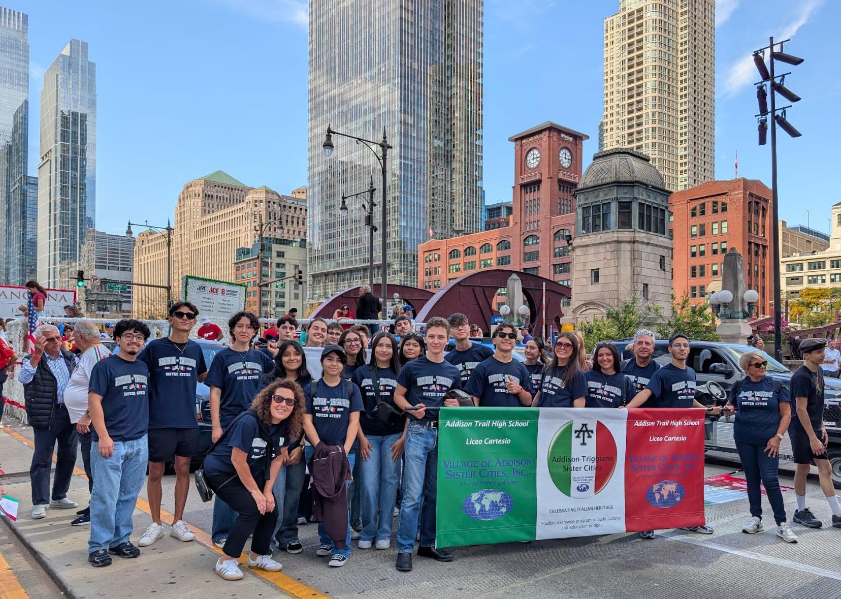 Addison Trail students participate in Village of Addison Sister Cities student-exchange program with Triggiano, Italy