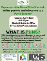 Families and educators invited to attend PUNS Seminar