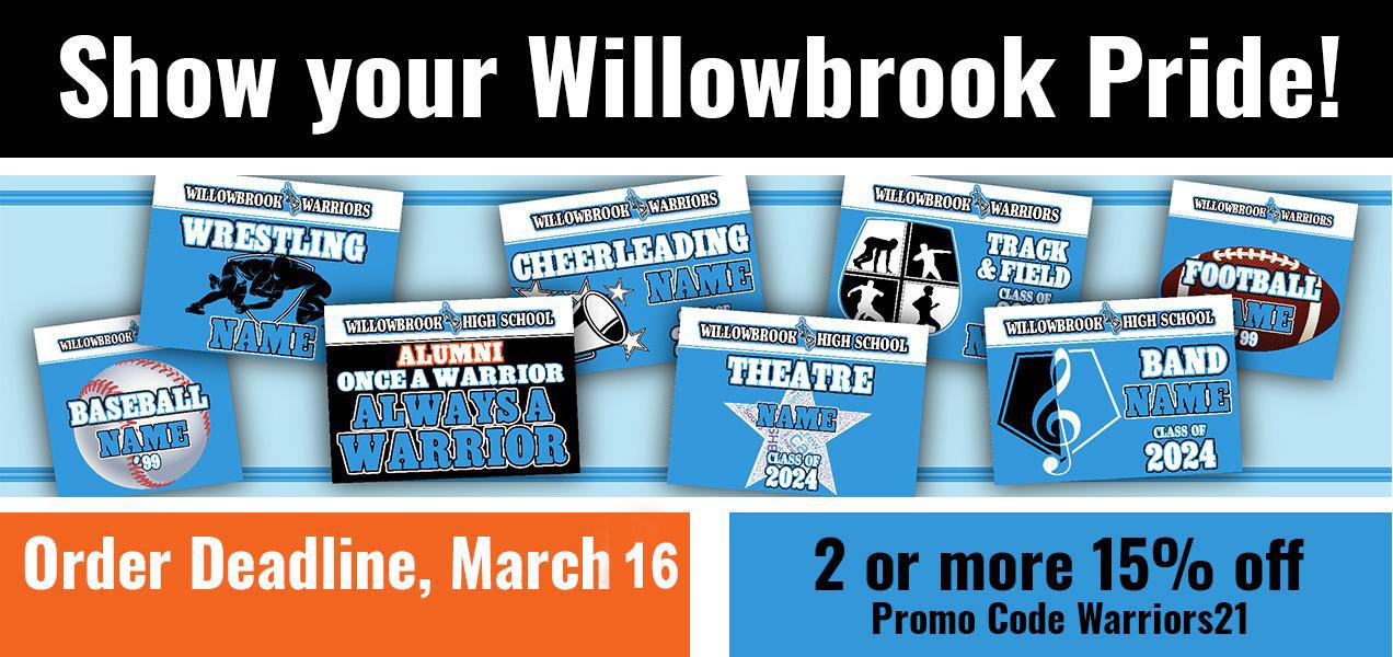 Willowbrook High School Fundraiser hosted by Willowbrook