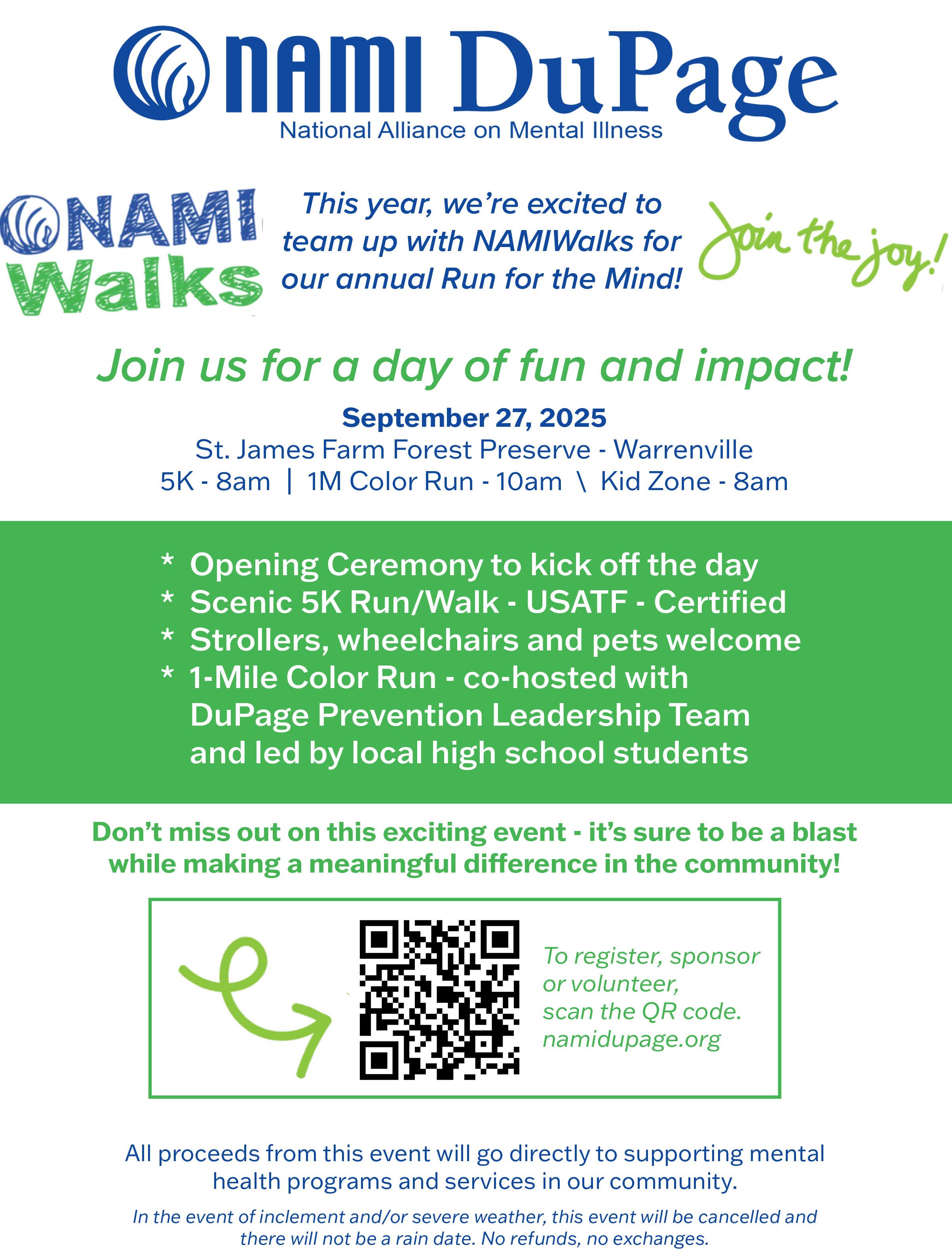 NAMI DuPage to host two events