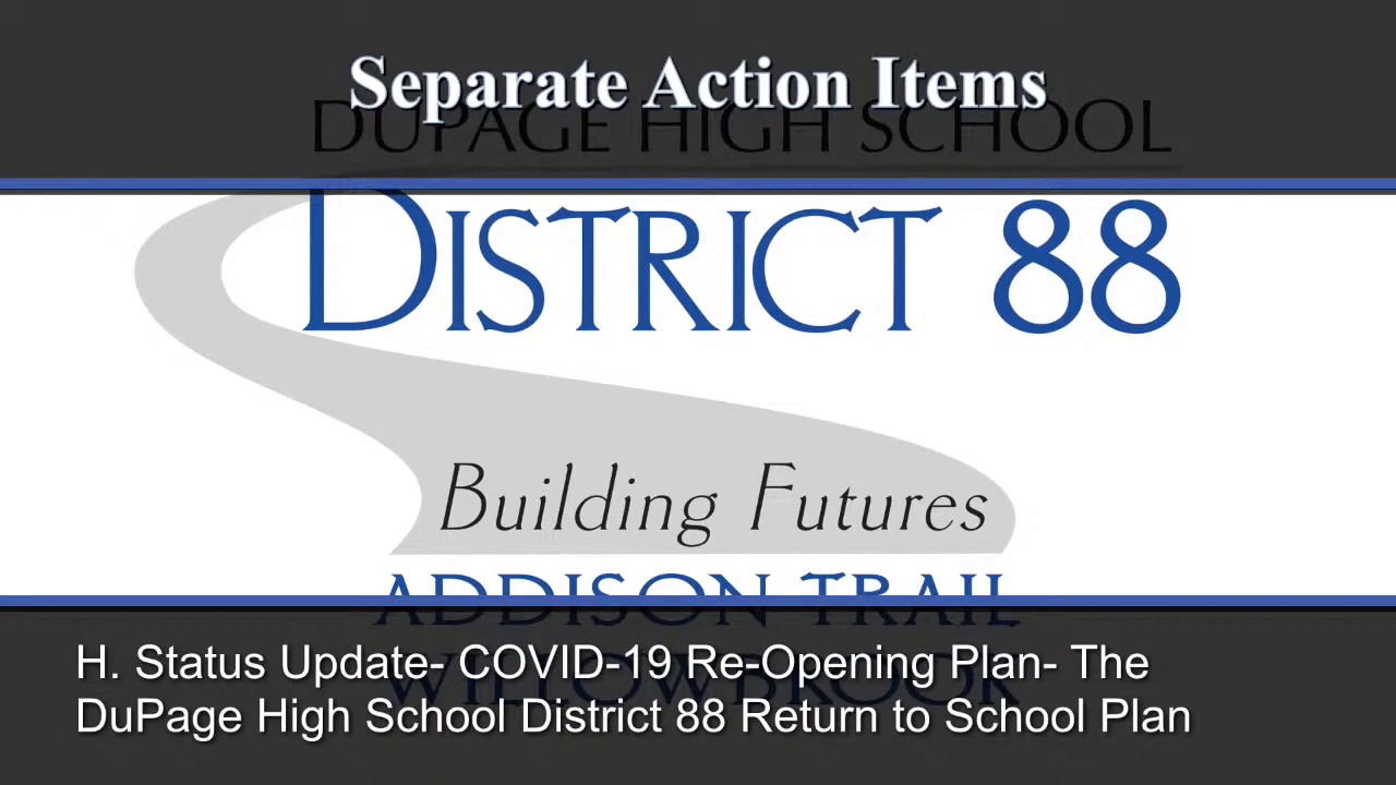 DuPage High School District 88 - Important updates from District 88